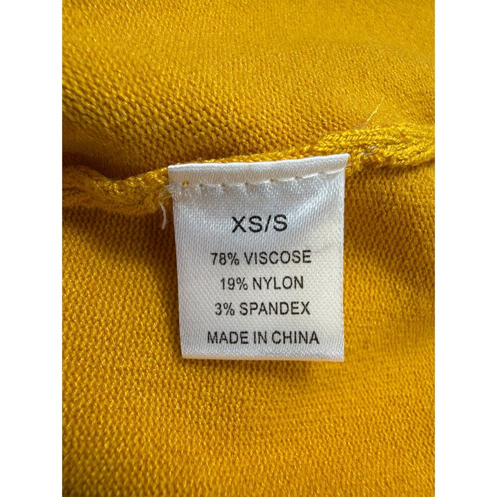 NWT Effie's Heart XS Yellow Gibson Vest Button Front High-Low Sleeveless Top - Picture 8 of 10